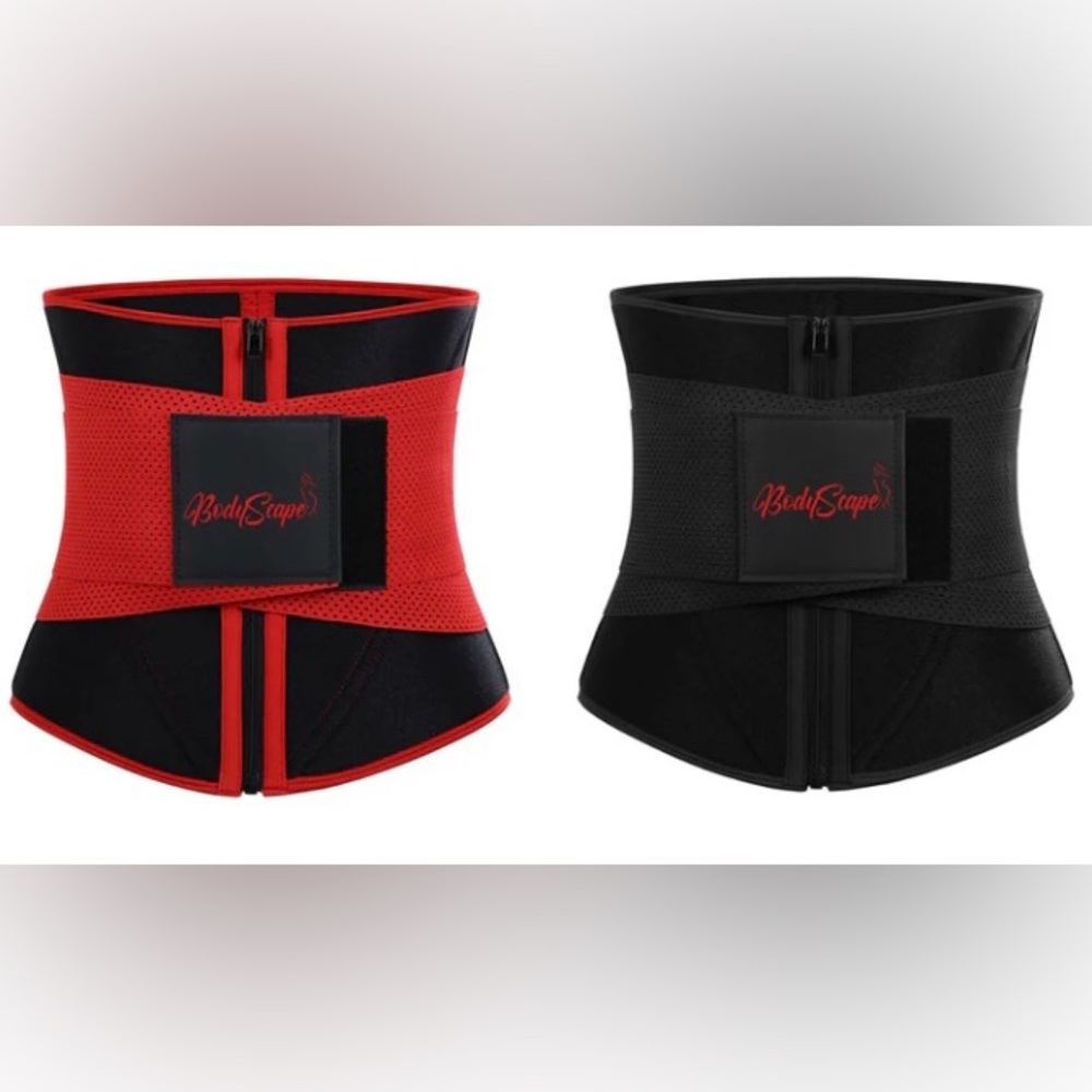 Waist Sculptor *SOLID BLACK- Red Writing*